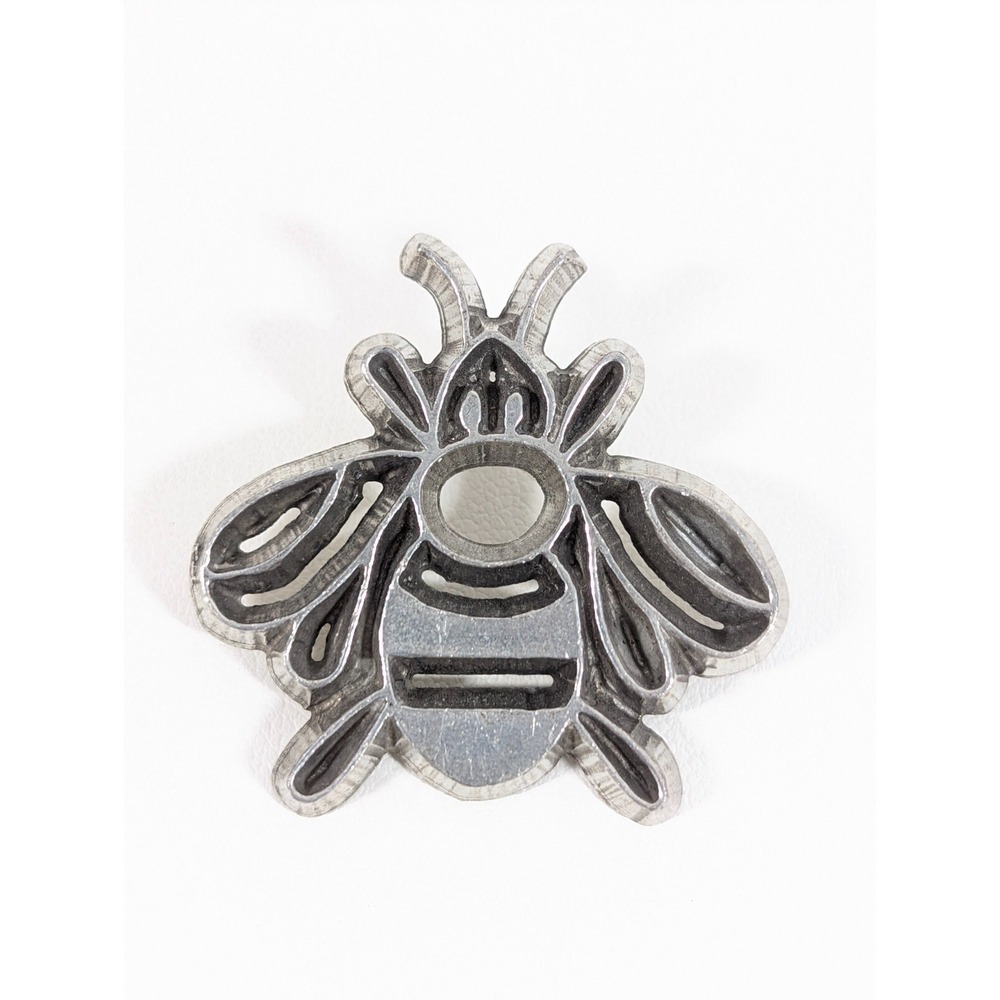 Vintage 1997 Ann Clark Pewter Bumble Bee‎ Pin Brooch